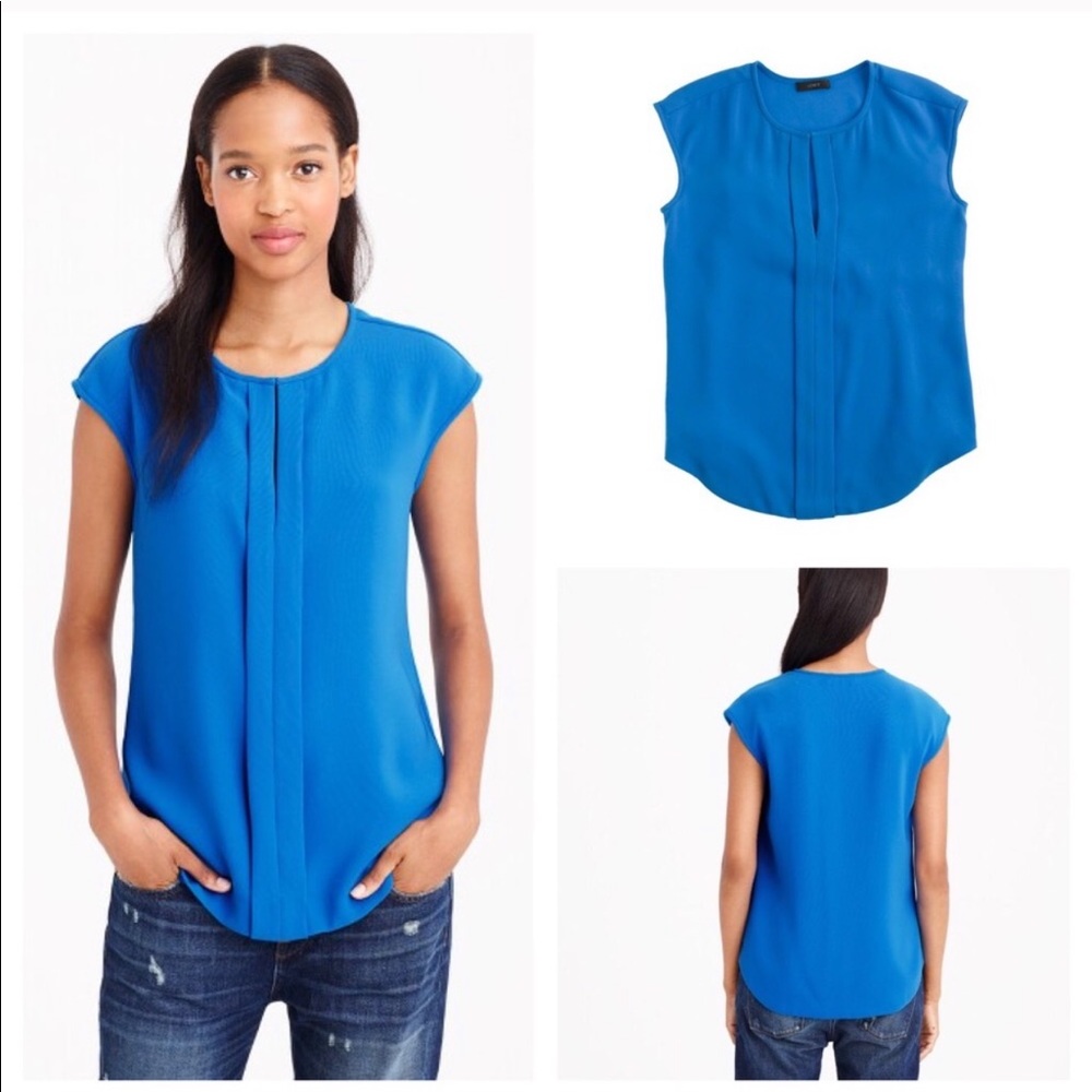 J. crew | black flowing blouse size 00